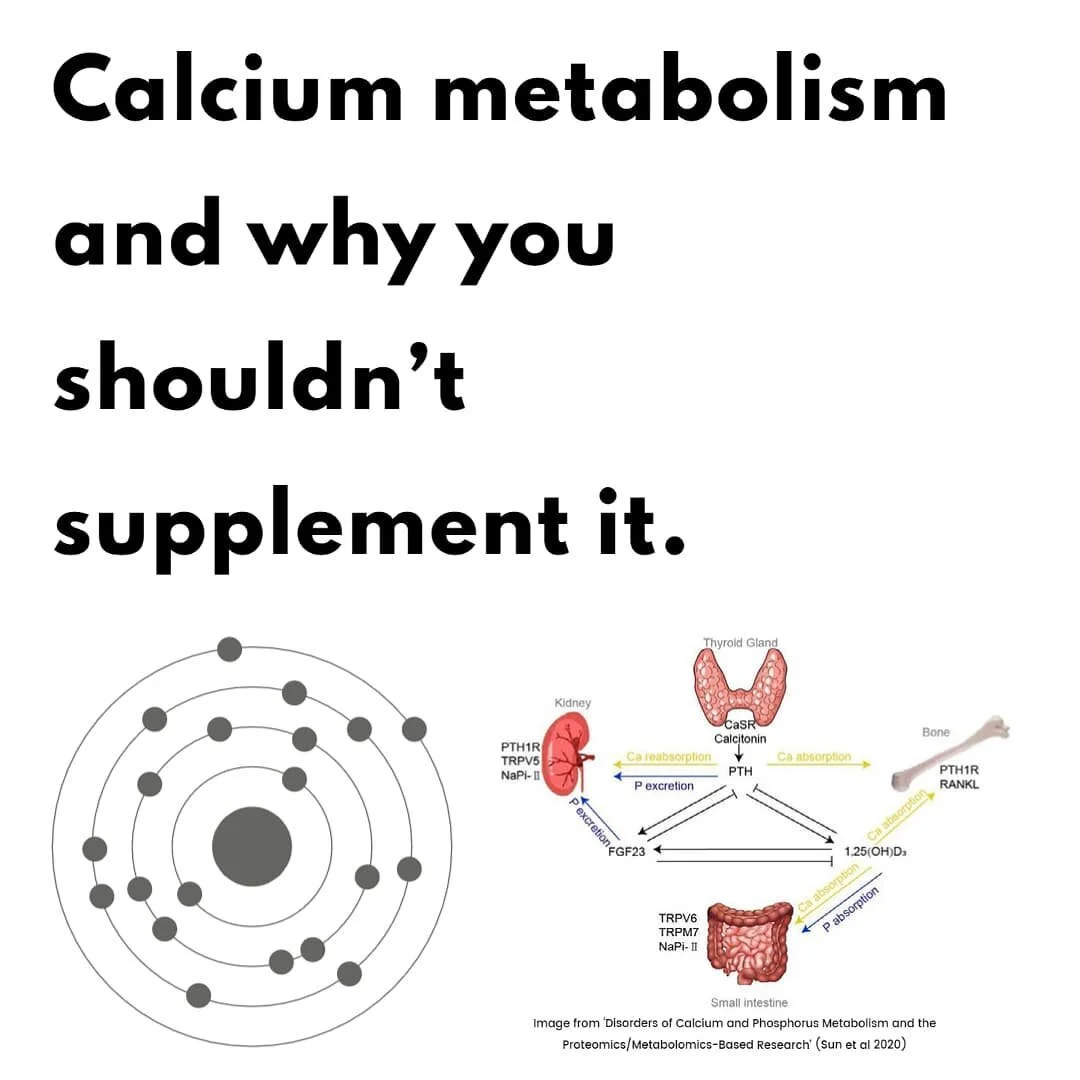 Calcium, the mineral we need to make movement happen. A cofactor in ATP synthase, the crux of energy creation....